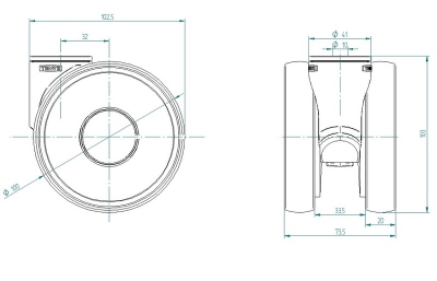 Linea 5940 series low build height 5940UAP100P30-10 LH RAL7001 Linea 5940 series low build height 5940UAP100P30-10 LH RAL7001