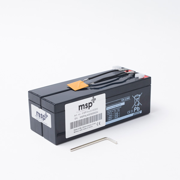 Accupack 24V/DC 2.6AH MSP Accupack 24V/DC 2.6AH MSP