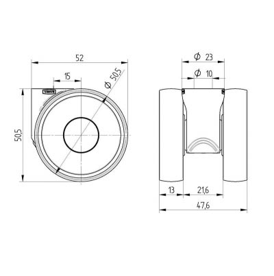 Linea 5920 series 5920UAP050L51-10 RAL9002 Linea 5920 series 5920UAP050L51-10 RAL9002