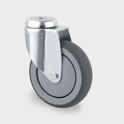 Zwenkwiel 125mm voor MSP - trippelstoelen Zwenkwiel 125mm voor MSP - trippelstoelen
