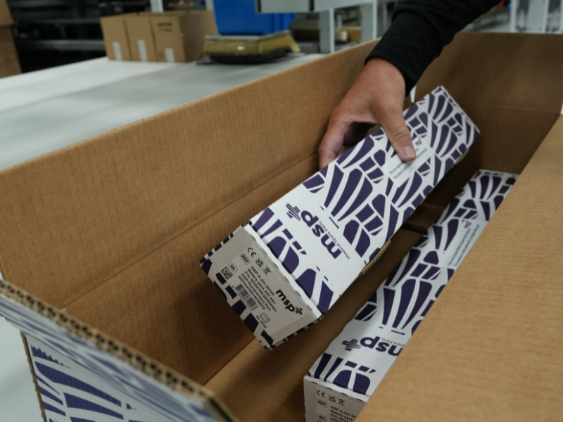 box, packing, cardboard, tubular package, indigo pattern