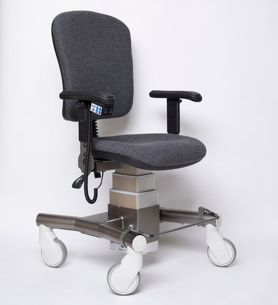 Milo Working Chair high back grey
