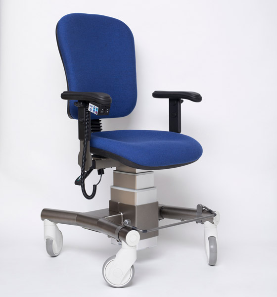 Milo Working Chair high back blue