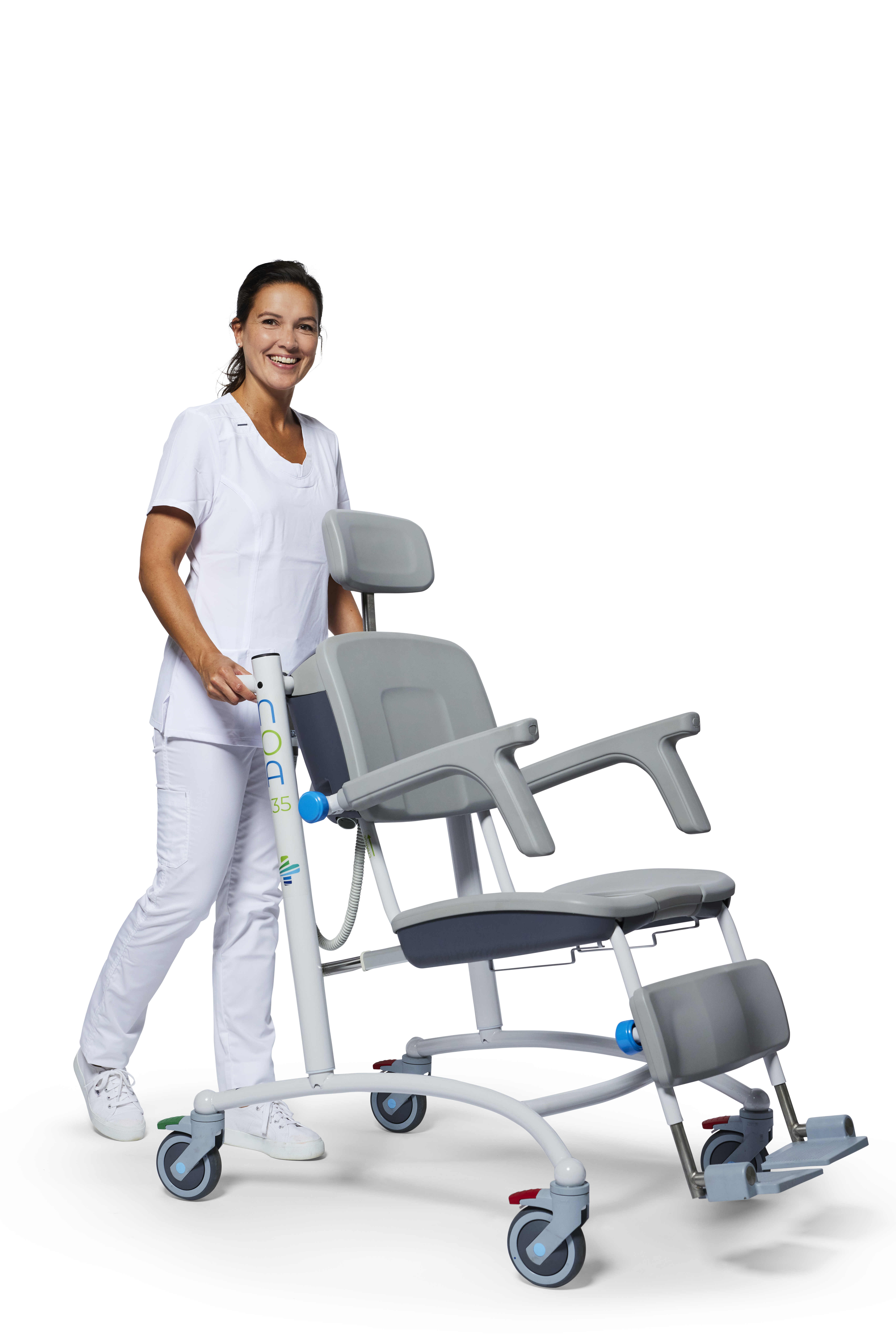 Noa Douche- / toiletstoel Low versie 190kg Noa Douche- / toiletstoel Low versie 190kg