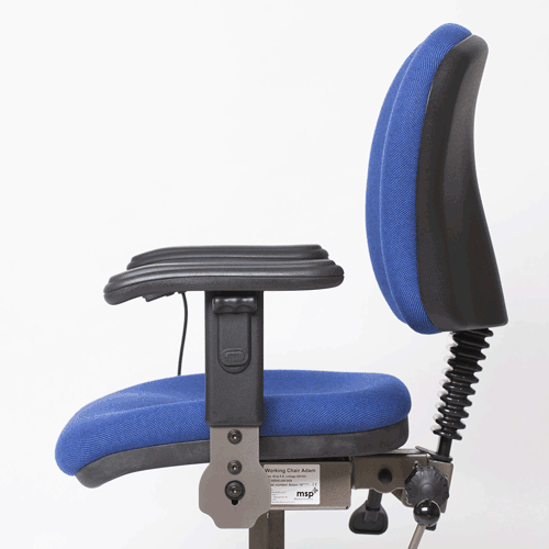 Quality office chair with brake and electric lift from VELA. Find it here